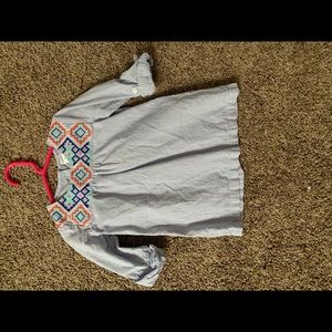Pattern toddler half sleeve shirt